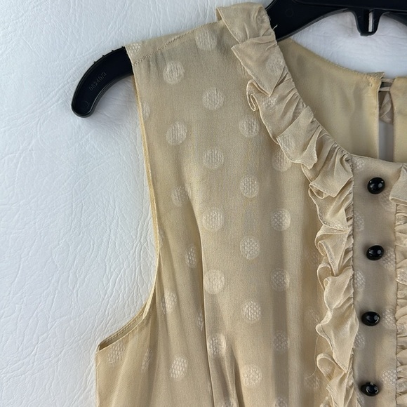 MILLY Chiffon Ruffled Sleeveless Dress, 4 - Picture 11 of 11